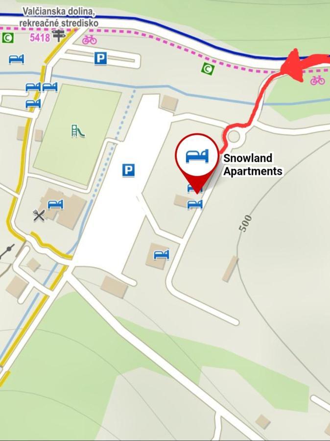 Snowland Apartmany Valča Eksteriør bilde